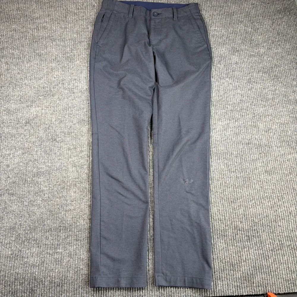 Tommy Bahama Pants Men's 28x32 Boracay Flat Front Chino Blue Grey Slim‎ Straight